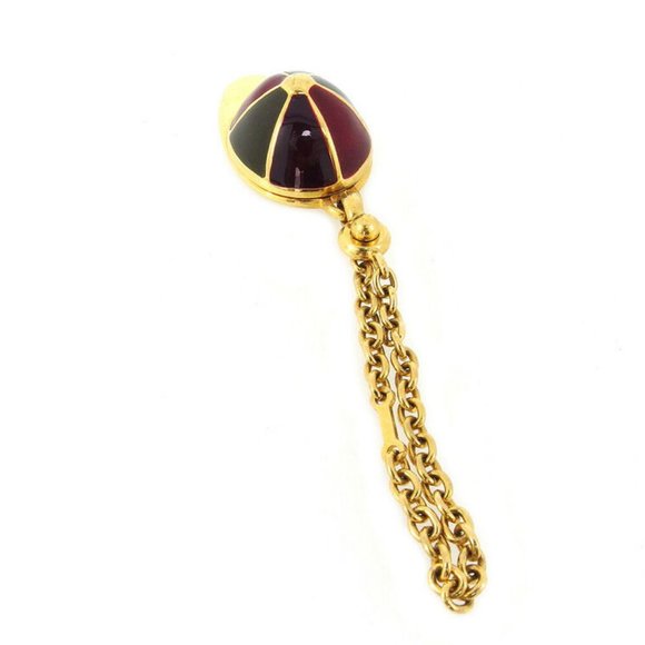 GUCCI bag charm cap motif Auth used I577 - Picture 1 of 8